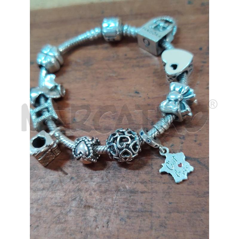 BRACCIALE PANDORA + 10 CHARM  | Mercatino dell'Usato Manduria 2