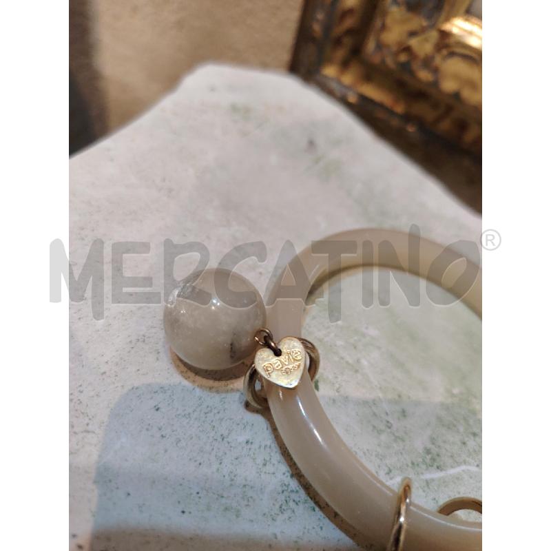 BRACCIALE PAVIÈ PARIS RIGIDO PANNA 3 CIONDOLI | Mercatino dell'Usato Manduria 4