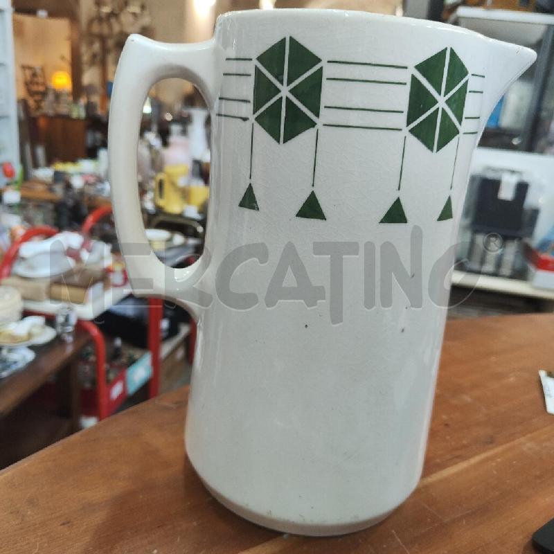 BROCCA PORCELLANA DUREN 690 ART DECO BIANCO VERDE | Mercatino dell'Usato Manduria 2