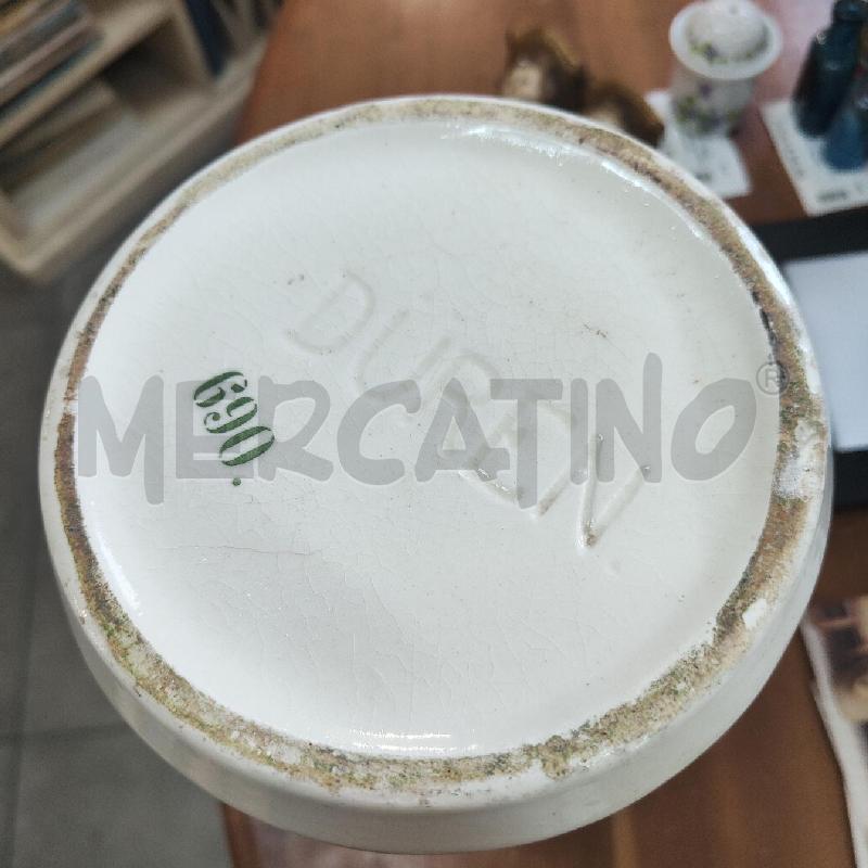 BROCCA PORCELLANA DUREN 690 ART DECO BIANCO VERDE | Mercatino dell'Usato Manduria 4