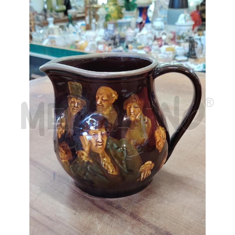 BROCCA ROYAL DOULTON CERAMICA MARRONE MEMORIES BORDO ARG FELATA | Mercatino dell'Usato Manduria 2