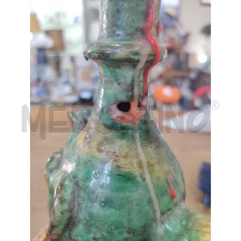 BUGIA CERAMICA ATTR PAOLO CONDURSO VOLTO DIFETTI | Mercatino dell'Usato Manduria 4