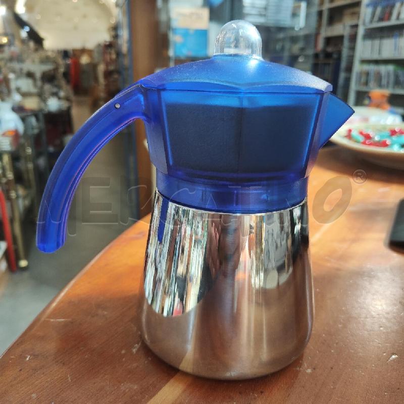 CAFFETTIERA BIALETTI AMERIKANA ACCIAIO BLU | Mercatino dell'Usato Manduria 1