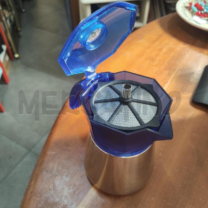 CAFFETTIERA BIALETTI AMERIKANA ACCIAIO BLU | Mercatino dell'Usato Manduria 2