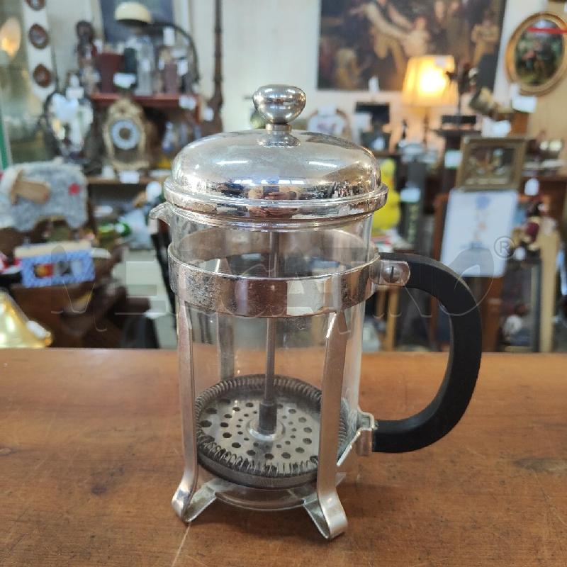 CAFFETTIERA FRANCESE MELIOR VETRO INOX MANICO NERO | Mercatino dell'Usato Manduria 1