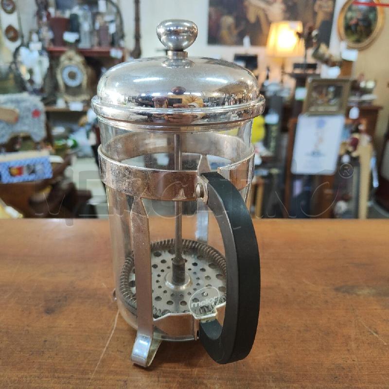 CAFFETTIERA FRANCESE MELIOR VETRO INOX MANICO NERO | Mercatino dell'Usato Manduria 2