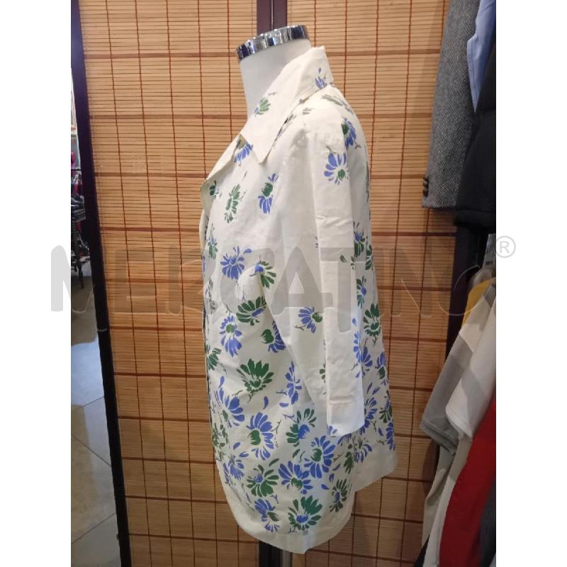 CAMICIA DONNA 42N OTTOD'AME PANNA FIORI AZZURRI VERDI | Mercatino dell'Usato Manduria 2