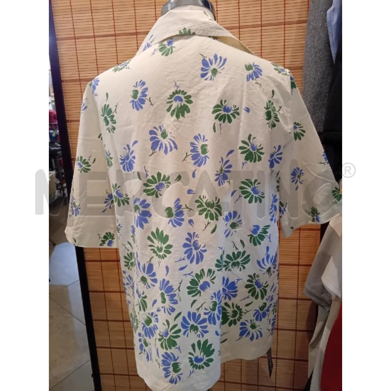 CAMICIA DONNA 42N OTTOD'AME PANNA FIORI AZZURRI VERDI | Mercatino dell'Usato Manduria 3