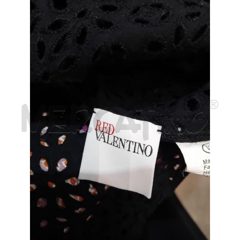 CAMICIA DONNA 42 RED VALENTINO NERA TRAFORATA MANICHE PALLONCINO | Mercatino dell'Usato Manduria 5