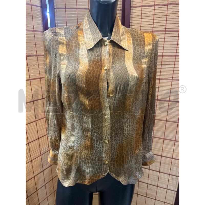 CAMICIA DONNA ESCADA SETA ANIMALER EFFETTO RETTILE   | Mercatino dell'Usato Manduria 1
