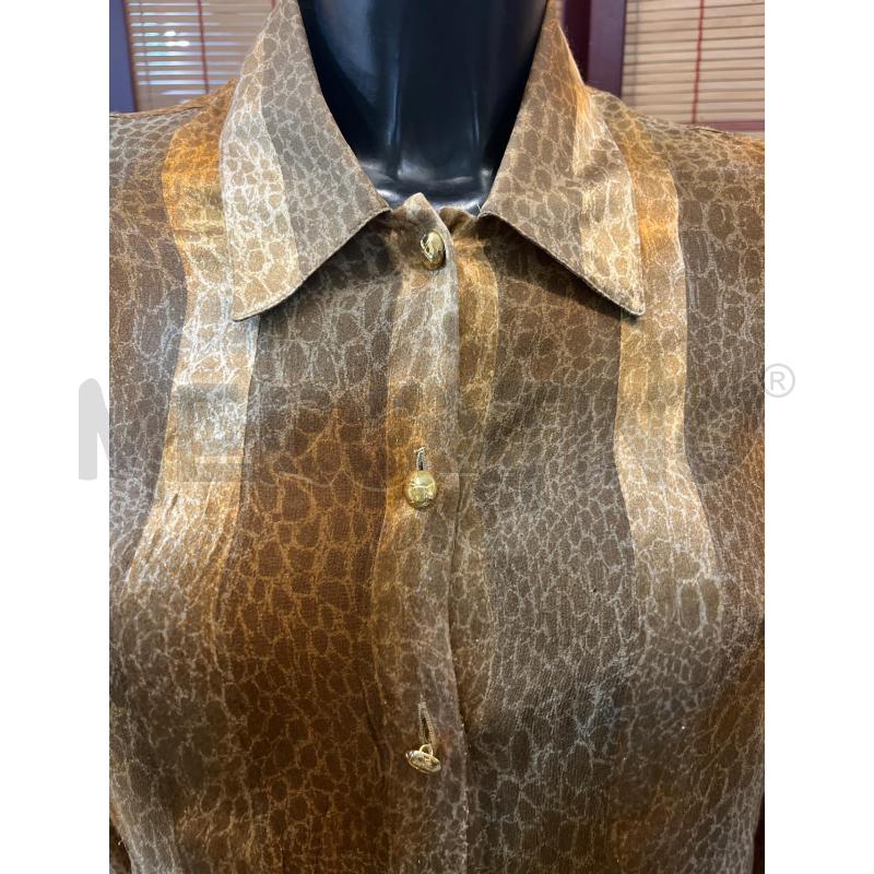 CAMICIA DONNA ESCADA SETA ANIMALER EFFETTO RETTILE   | Mercatino dell'Usato Manduria 3