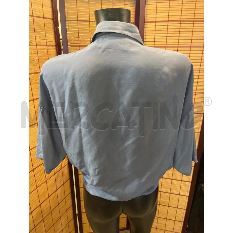 CAMICIA DONNA IBLUES BLU SETA  | Mercatino dell'Usato Manduria 2