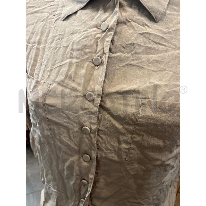CAMICIA DONNA S/M EMPORIO ARMANI BEIGE SETA | Mercatino dell'Usato Manduria 3