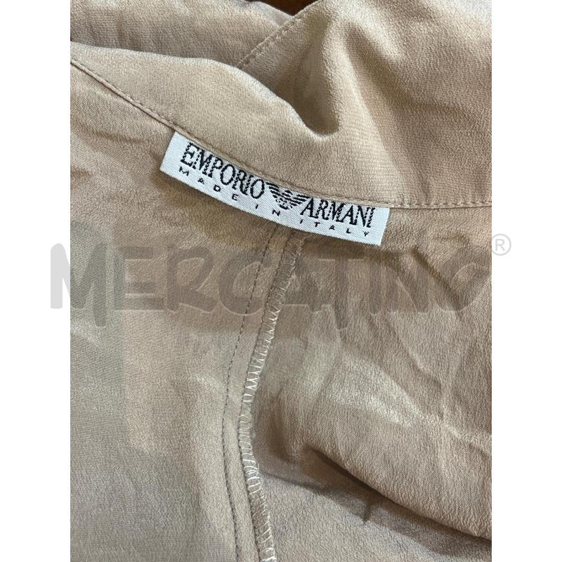 CAMICIA DONNA S/M EMPORIO ARMANI BEIGE SETA | Mercatino dell'Usato Manduria 4