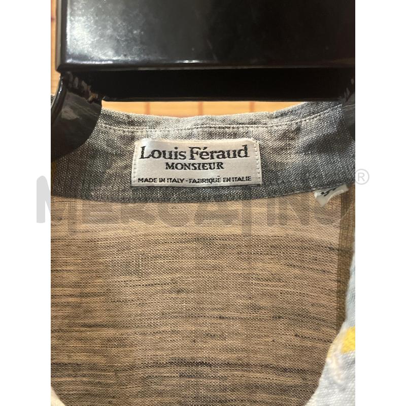 CAMICIA UOMO 42 LOUIS FERAUD QUADRI GRIGI LINO | Mercatino dell'Usato Manduria 5