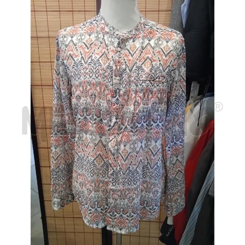CAMICIA UOMO M ALTA TENSIONE FANTASIA RUGGINE BLU BASE BIANCA | Mercatino dell'Usato Manduria 1