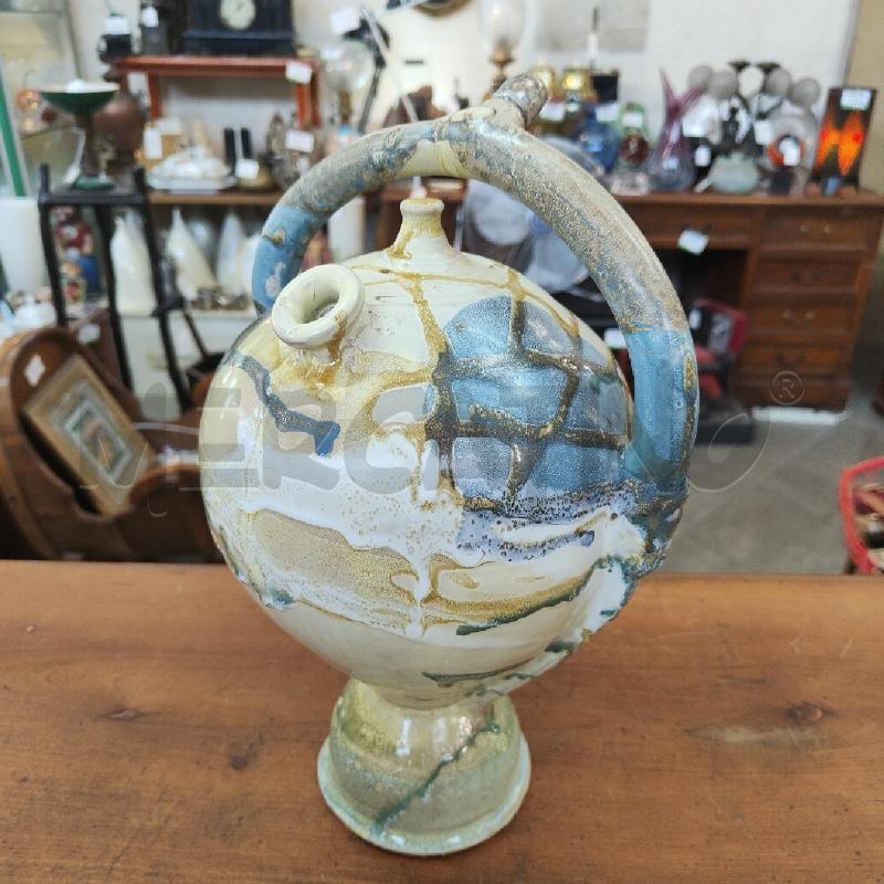 CARAFFA ARTISTICA CERAMICA A MONGOLFIERA COLATURA A LAVA  | Mercatino dell'Usato Manduria 1