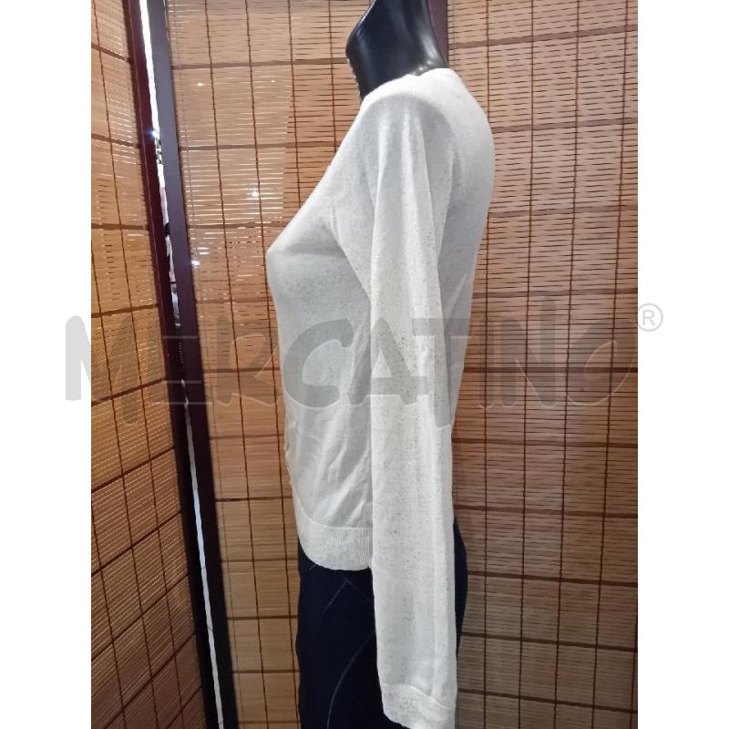 CARDIGAN DONNA S BONPOINT PANNA BRILLANTINI DOARATI | Mercatino dell'Usato Manduria 2