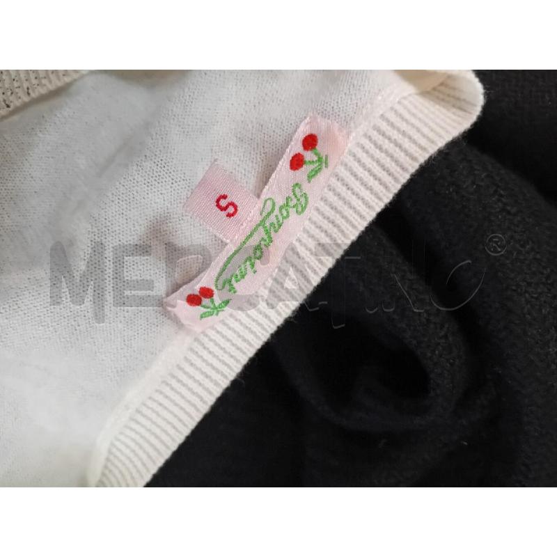 CARDIGAN DONNA S BONPOINT PANNA BRILLANTINI DOARATI | Mercatino dell'Usato Manduria 5