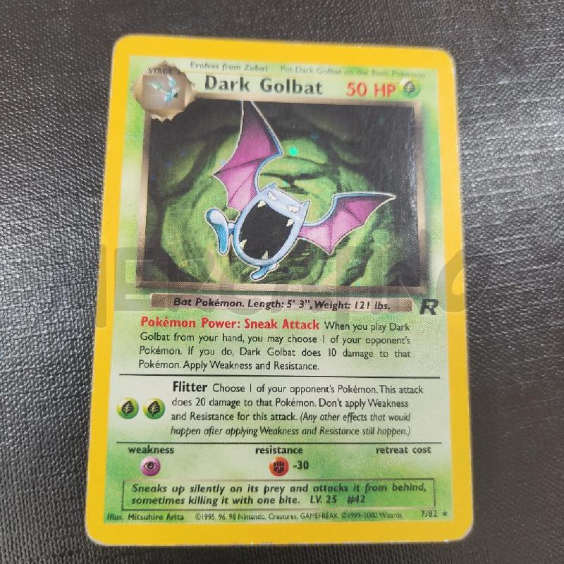 CARTA POKEMON DARK GOLBAT 7/82 HOLO | Mercatino dell'Usato Manduria 1