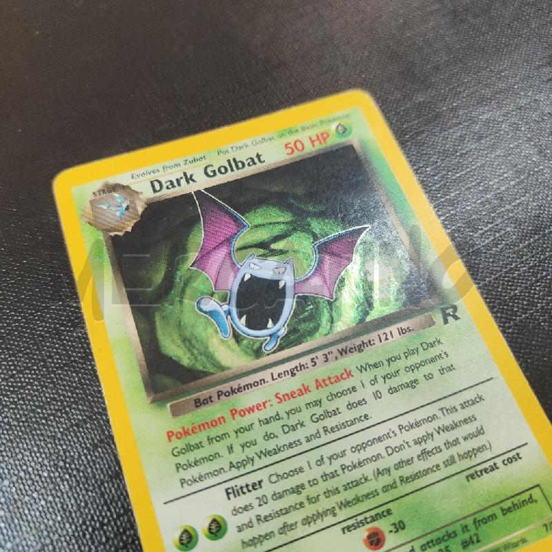 CARTA POKEMON DARK GOLBAT 7/82 HOLO | Mercatino dell'Usato Manduria 2