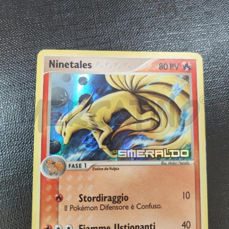 CARTA POKEMON NINETALES 38/106 HOLO SMERALDO | Mercatino dell'Usato Manduria 4
