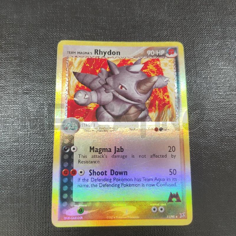 CARTA POKEMON RHYDON 11/95 REV | Mercatino dell'Usato Manduria 1