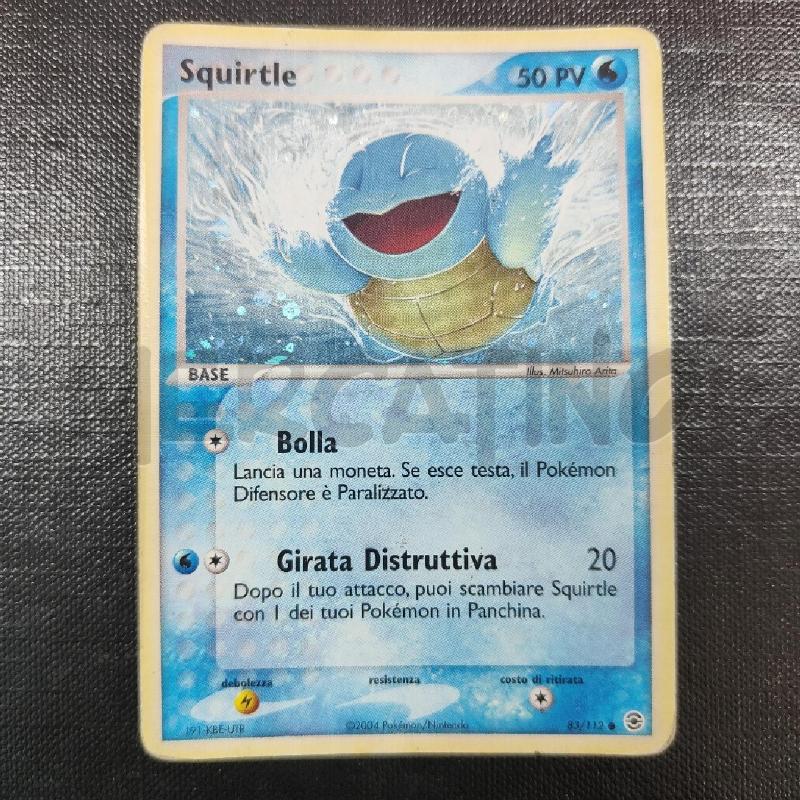 CARTA POKEMON SQUIRTLE 83/112 HOLO | Mercatino dell'Usato Manduria 2