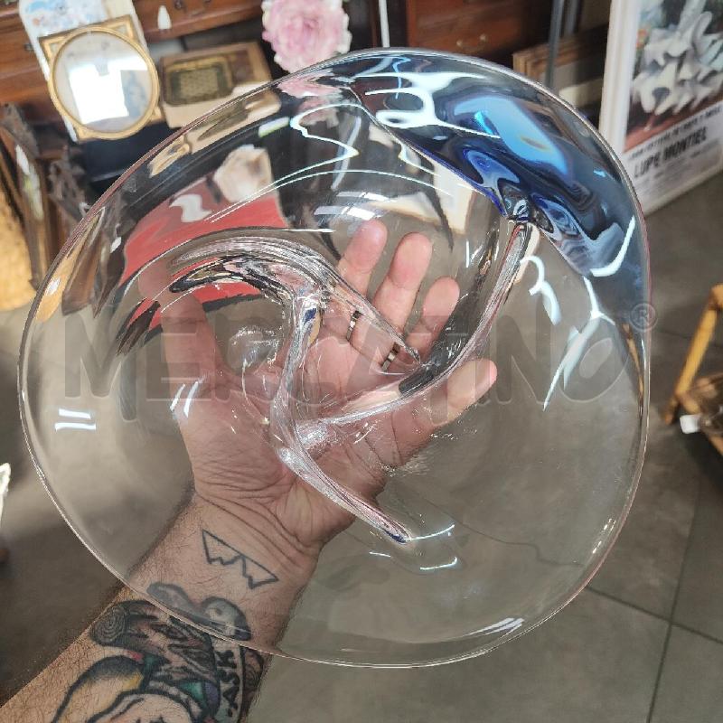 CENTROTAVOLA  LIBERA GLASS CZECK REPUBLIC TRASPARENTE BLU | Mercatino dell'Usato Manduria 1