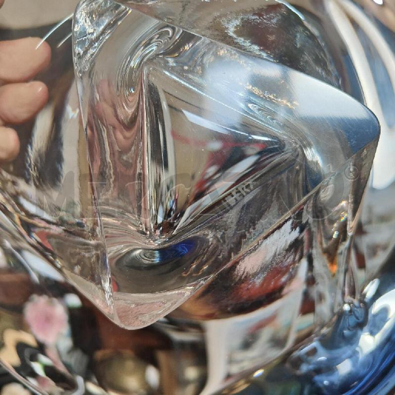 CENTROTAVOLA  LIBERA GLASS CZECK REPUBLIC TRASPARENTE BLU | Mercatino dell'Usato Manduria 3