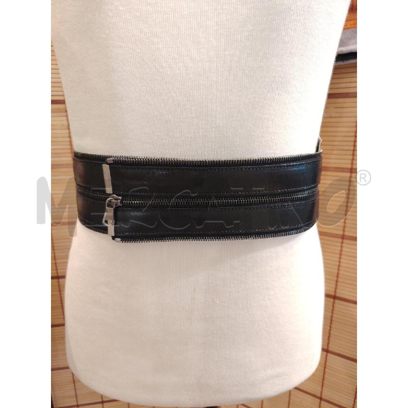 CINTURA DONNA PHILOSOPHY 46 PELLE ZIP | Mercatino dell'Usato Manduria 1