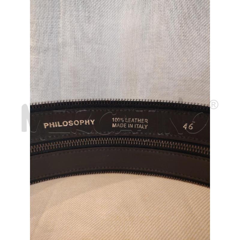 CINTURA DONNA PHILOSOPHY 46 PELLE ZIP | Mercatino dell'Usato Manduria 5