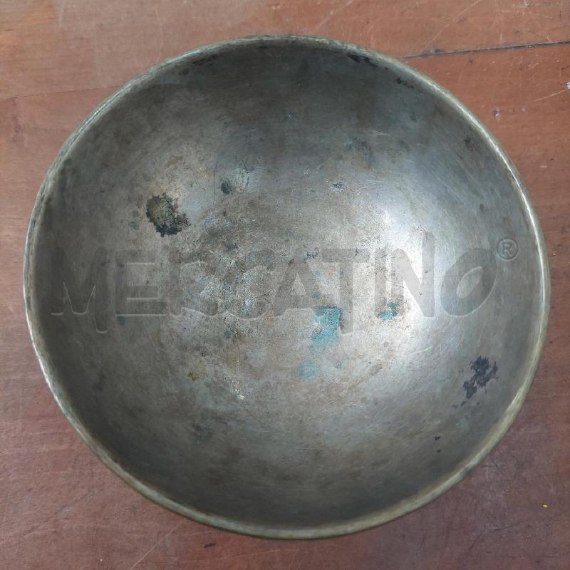 CIOTOLA ORIENTALE DRAGONE METALLO ARGENTATO MARTELLATA TRAFORATA | Mercatino dell'Usato Manduria 4