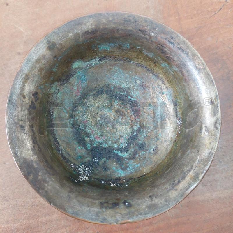 CIOTOLINA ORIENTALE METALLO ARGENTATO MARTELLATO | Mercatino dell'Usato Manduria 3