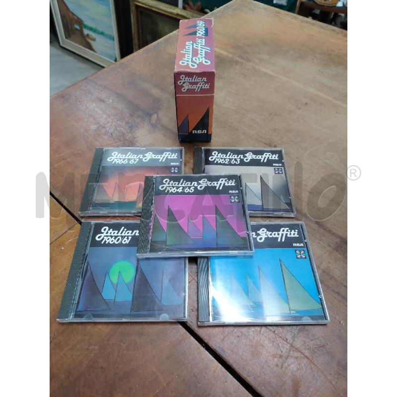 COFANETTO 5 CD BOX SET ITALIAN GRAFFITI 1960/69 | Mercatino dell'Usato Manduria 2