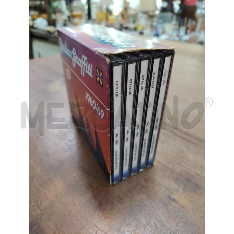 COFANETTO 5 CD BOX SET ITALIAN GRAFFITI 1960/69 | Mercatino dell'Usato Manduria 5
