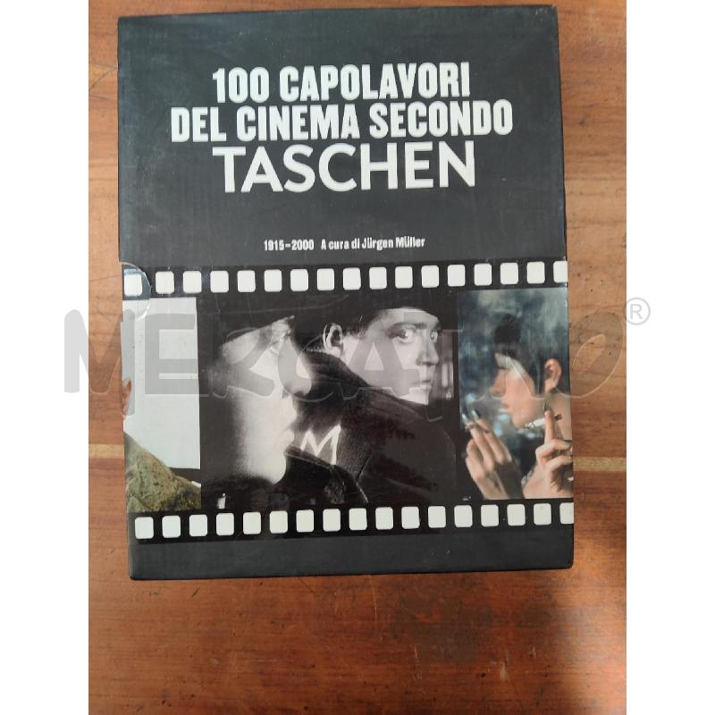 COFANETTO DOPPIO LIBRI 100 CAPOLAVORI DEL CINEMA SECONDO TASCHEN | Mercatino dell'Usato Manduria 1