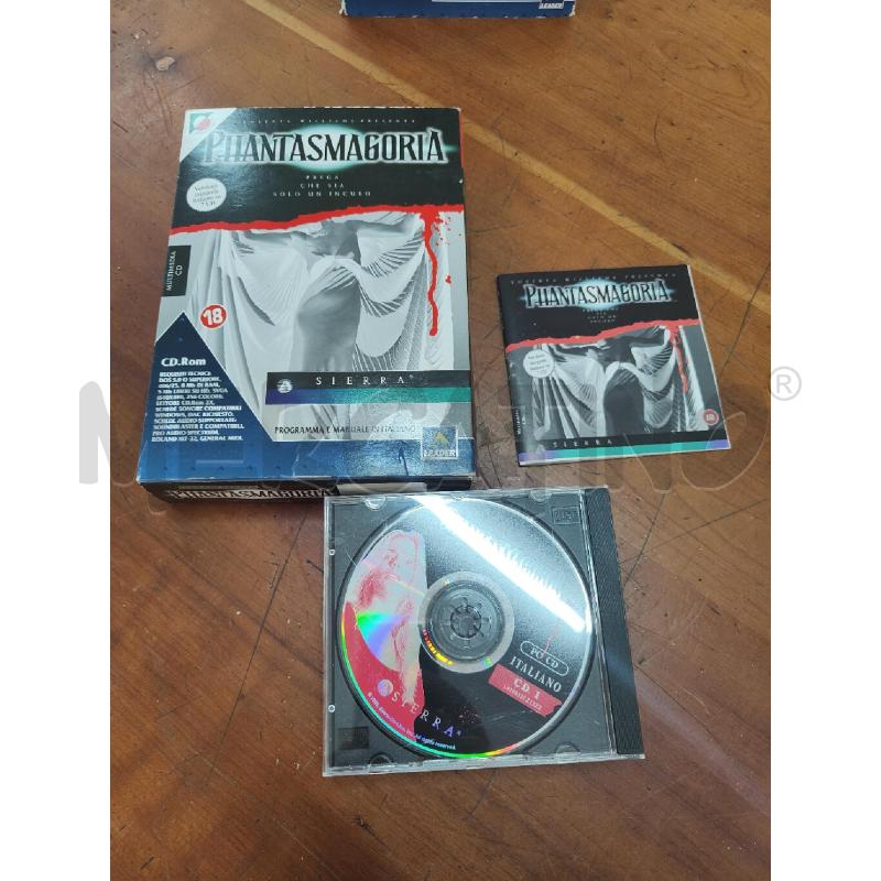 COFANETTO PHANTASMAGORIA GABRIEL KNIGHT 2 VIDEOGIOCHI BOXATI  | Mercatino dell'Usato Manduria 4
