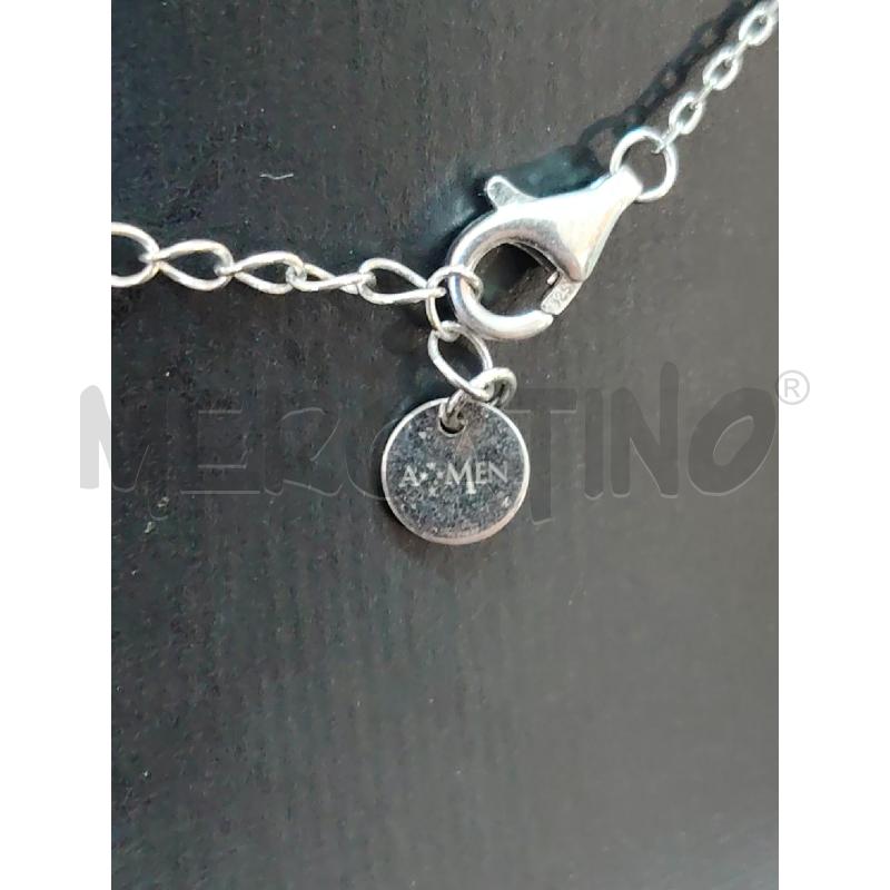 COLLANA AMEN ARG CUORICINO CRISTALLI | Mercatino dell'Usato Manduria 5