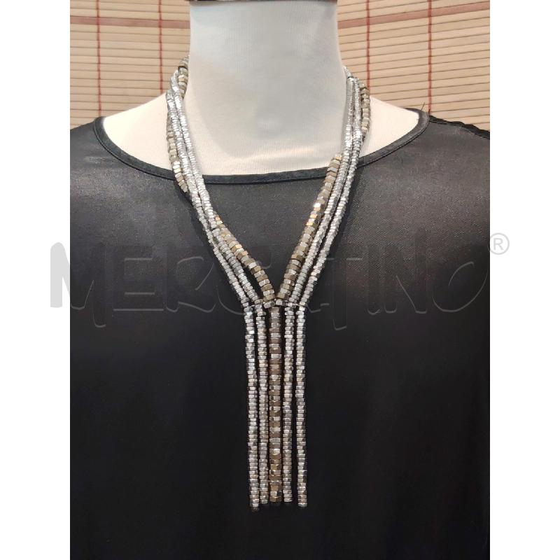 COLLANA DESIGN FILI BULLONI CHIUSURA OTTONE | Mercatino dell'Usato Manduria 1