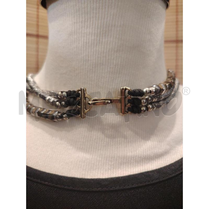 COLLANA DESIGN FILI BULLONI CHIUSURA OTTONE | Mercatino dell'Usato Manduria 5