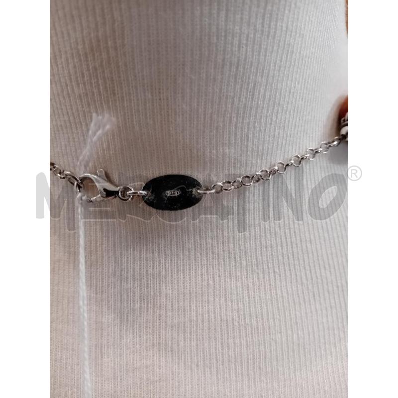 COLLANA LUISA DELLA SALDA ARG PERLINE SFERE ROSSE | Mercatino dell'Usato Manduria 3