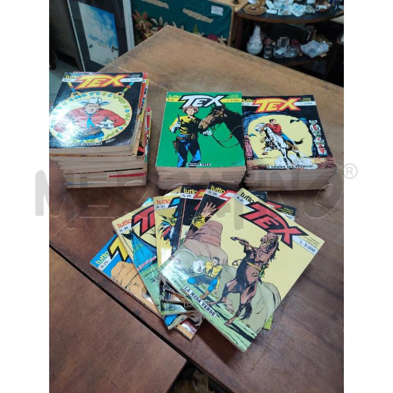 COLLEZIONE FUMETTI TEX 1-29 + 31 PREZZO LIRE 2000 | Mercatino dell'Usato Manduria 5