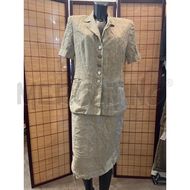 COMPLETO DONNA 42 ESCADA BEIGE LINO  | Mercatino dell'Usato Manduria 1