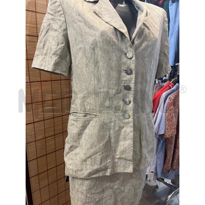 COMPLETO DONNA 42 ESCADA BEIGE LINO  | Mercatino dell'Usato Manduria 4