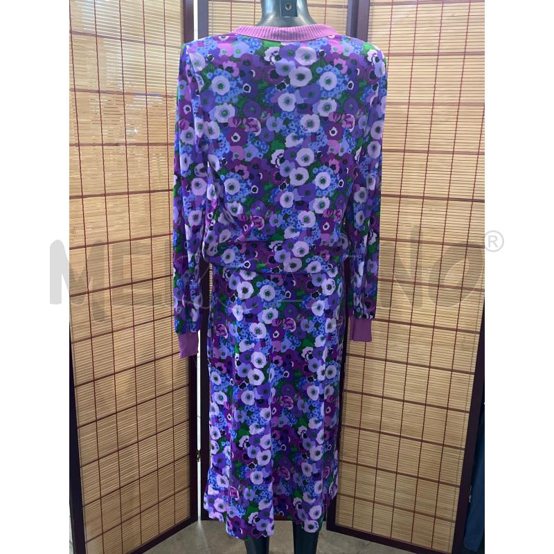 COMPLETO DONNA L KEN SCOTT FANTASIA FIORI VIOLA LILLA | Mercatino dell'Usato Manduria 2