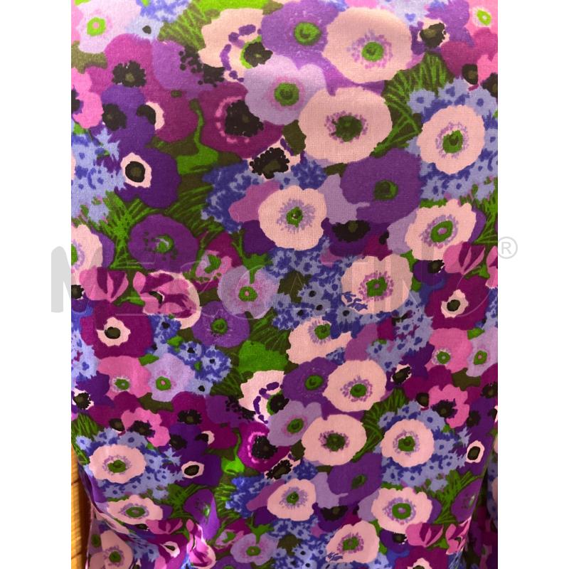 COMPLETO DONNA L KEN SCOTT FANTASIA FIORI VIOLA LILLA | Mercatino dell'Usato Manduria 3