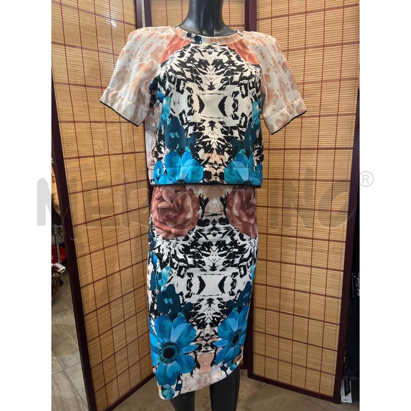 COMPLETO DONNA PINKO MAGLIA E GONNA FIORI  | Mercatino dell'Usato Manduria 1