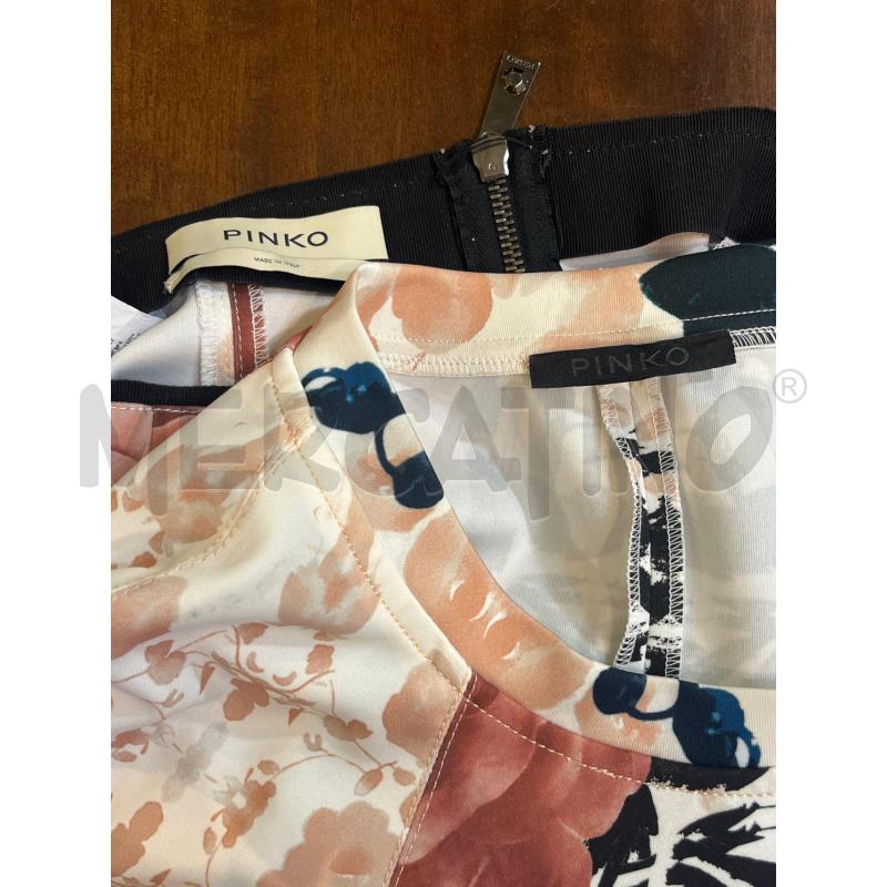 COMPLETO DONNA PINKO MAGLIA E GONNA FIORI  | Mercatino dell'Usato Manduria 5