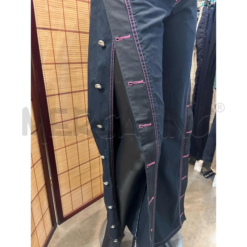COMPLETO DONNA TOP+PANTALONE MOSCHINO FUCSIA NERO | Mercatino dell'Usato Manduria 3
